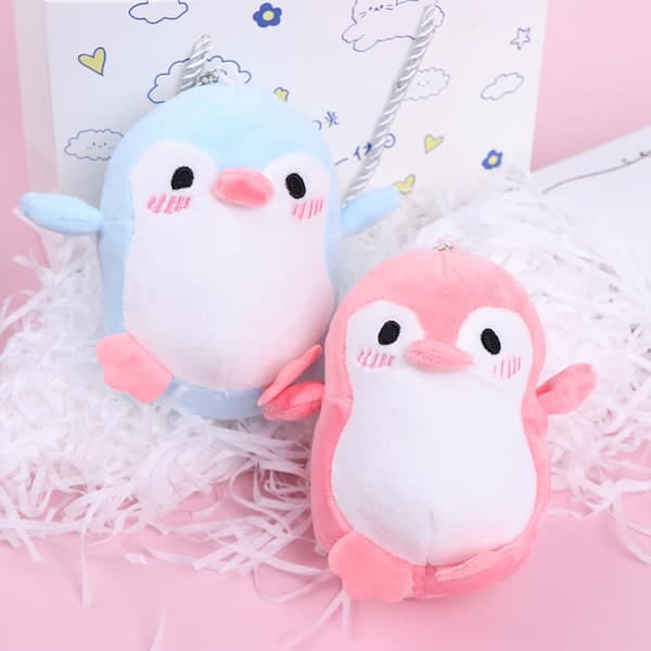 2kpl Söpö 12CM Pingviini Pehmolelu Vauvan Lapsen Lahja Avaimenperä Monivärinen 2kpl 2pcs
