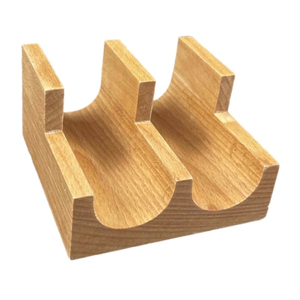 Trä Tacohållare, Sushi Serveringsfat, Sushi Tacoställ, Sushihållare Stativ, Trä Sushihållare för Semester Wood 2 Grids