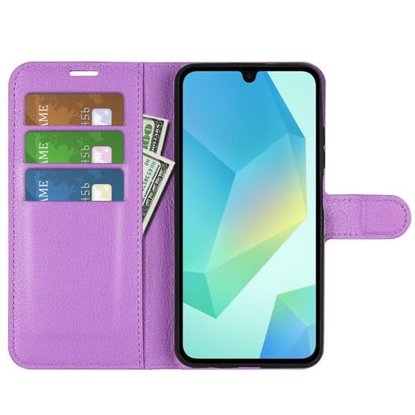 Samsung Galaxy A17 5G Flip-deksel med stativ [JUN] Purpur