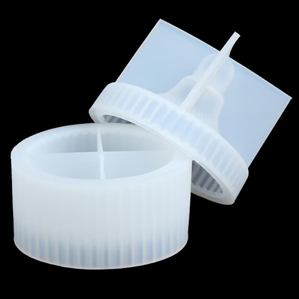 Silikone Smykke Perle Opbevaringsboks Form Resin Støbeform Cas One Size