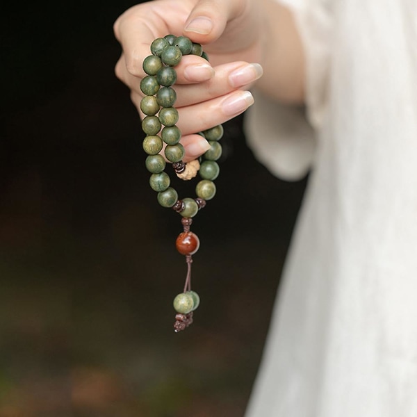 Hitta lugnet med Yoga Meditation Bön Buddha Beads Wrap Armband - Perfekt för män och kvinnor Style 2 8mm