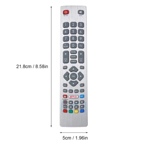 TV-fjernkontrollerstatning for Sharp Aquos fjernkontroll A én størrelse