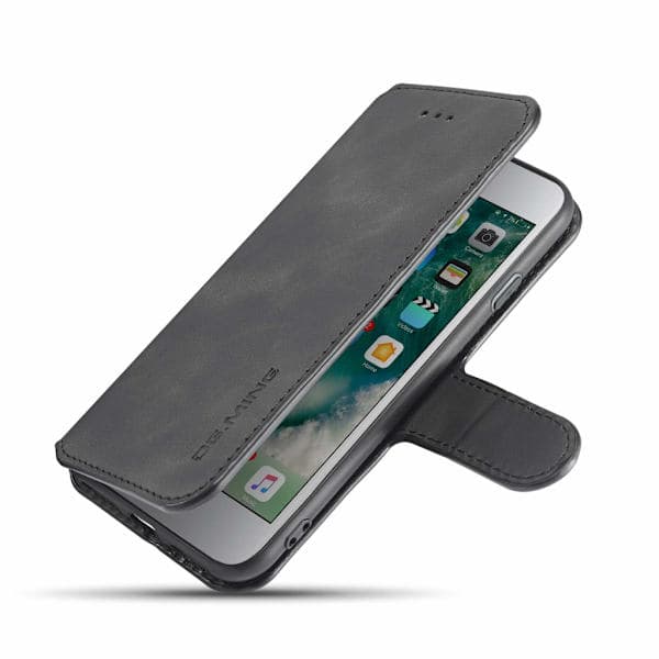 iPhone 7/8 mobilskal PU-läder Svart