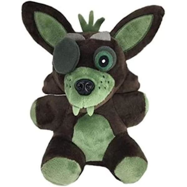 5 Nätter Plushies Freddy Bonnie Springtrap Plyschleksak Fnaf Fyllda Djurpresenter För Barn Flickor Pojkar Springtrap and Phantom Foxy