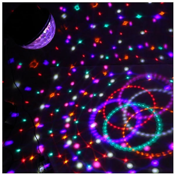 Dmx512 Ljusscen Dj Disco Bulb Led Rgb-lampa Kristallkula Spotlight Soiree Club Bar