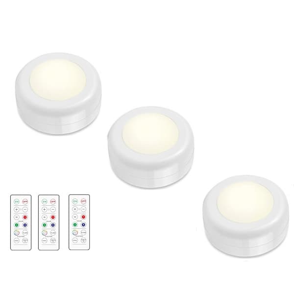 INF LED-kohdevalaisin kaukosäätimellä, 3 kpl