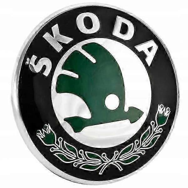 2 stk. Emblem Skoda Fabia Front 90mm+Bag 80mm