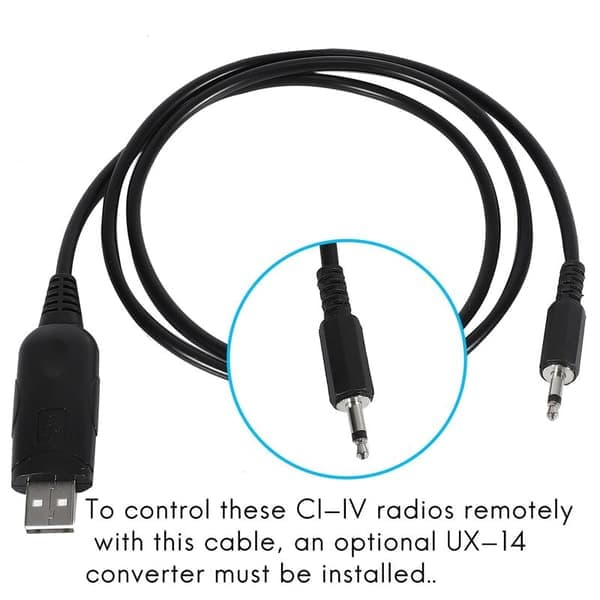 CI-V USB-liitäntäkaapeli Icom CT-17 -radiolle IC-706