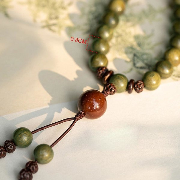 Find sindsro med Yoga Meditation Bøn Buddha Beads Wrap Armbånd - Ideel til mænd og kvinder Style 2 8mm