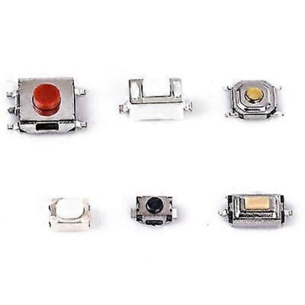 50st Microknapp 10-typer Fjärrkontrollknapp SMD SMT-knapp Micro Switch FK