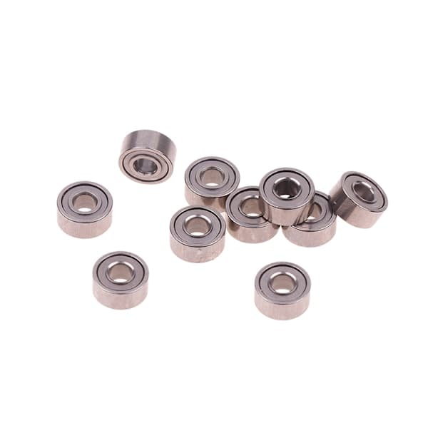 10 st 682ZZ 2*5*2,3 mm Lager Skärmad Djupt Spår Kullager Silver 10 st