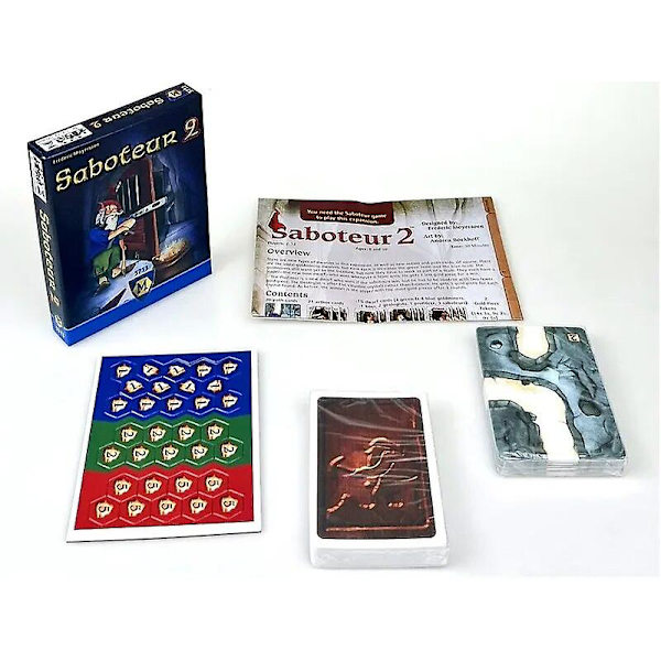 Sabotör Game2 Sällskapsspel Roliga Brädspel För Familjer Fest Dvärg Guldgruva Grävning Gruvarbetare Brädspel Saboteur 2