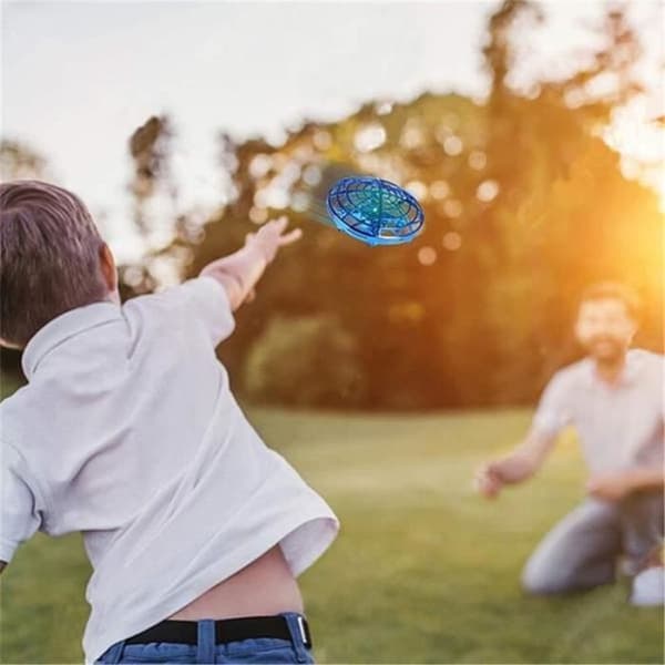 NIKING Mini infrarød hånddeteksjonsdrone - Blå - 2 kanaler - Innendørs