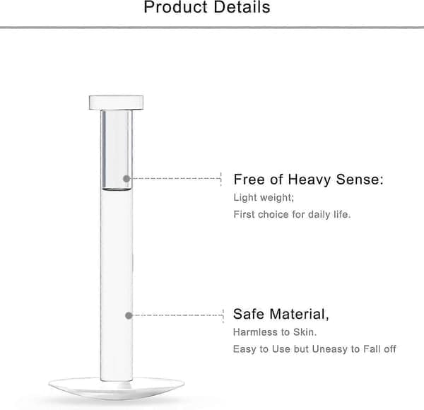 30 st 16G transparenta piercinghållare med push-top 2 mm platt & kulformad topp Bioflex läppringar Labret R