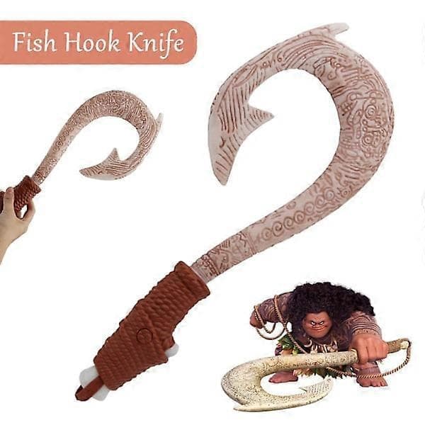 Moana 2 Hav eventyr Fiskekrok Leketøy med Bevegelsessensitive Lys og Lyder - Cosplay