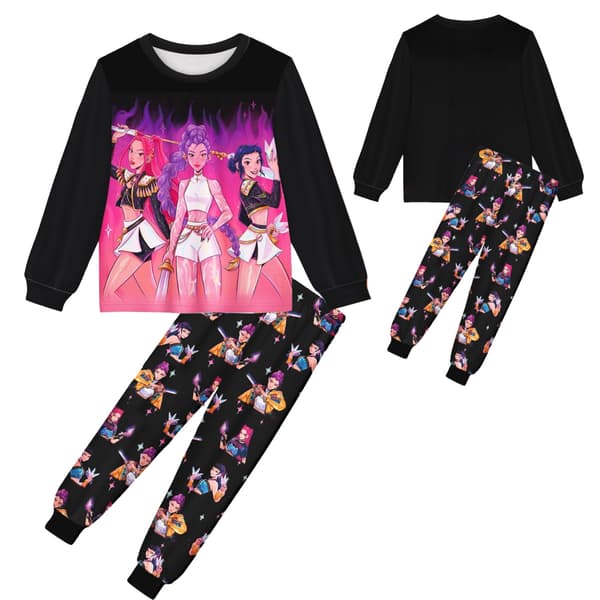 Kpop Witch Hunters Witch Hunters Barn Långärmad Pyjamas Set Hemmakläder 140