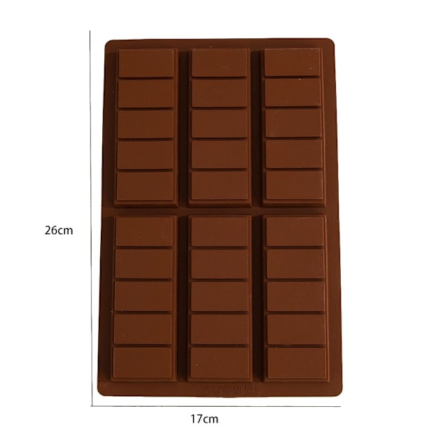 2-pak chokoladeforme, silikoneform til chokolade B B