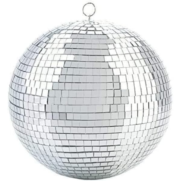 Spegel Disco Kula, Cool och Rolig Silver Hängande Party Disco Kula 20cm 20cm