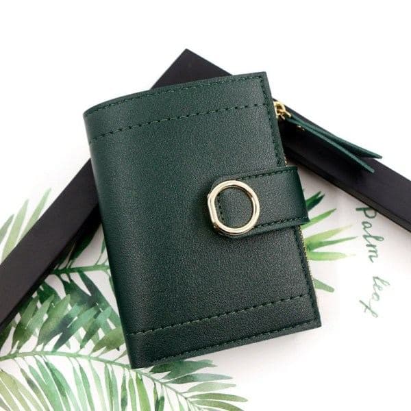 Kort damplånbok Clutch väska GRÖN grön