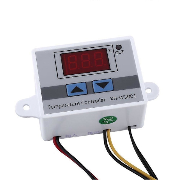 12V Digital LED Temperaturregulator Termostat Kontrollbrytare