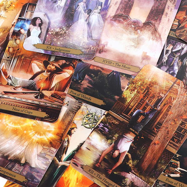 Barbara Moore Wizards Tarot Brädspel Spådom Förutsägelse Mu Flerfärgad Onesize