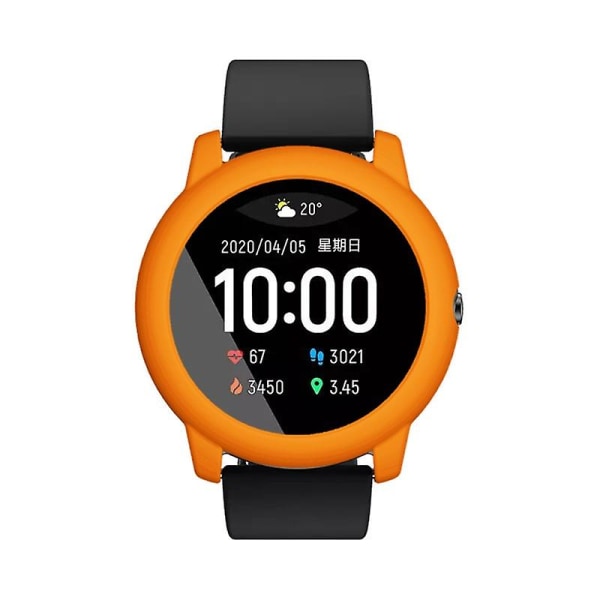 Beskyttelsestaske til Xiao Mi Haylou Solar Ls05 Smart Watch Silikonecover hærdet
