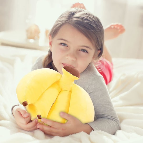 Mjuk plyschkudde med fruktfyllning, festpresent, söt tecknad leksak för barn Small Banana