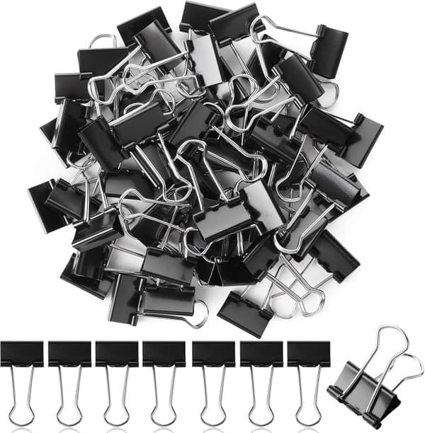 Innovativ papirclips, en kompakt papirclips til problemfri dokumenthåndtering.