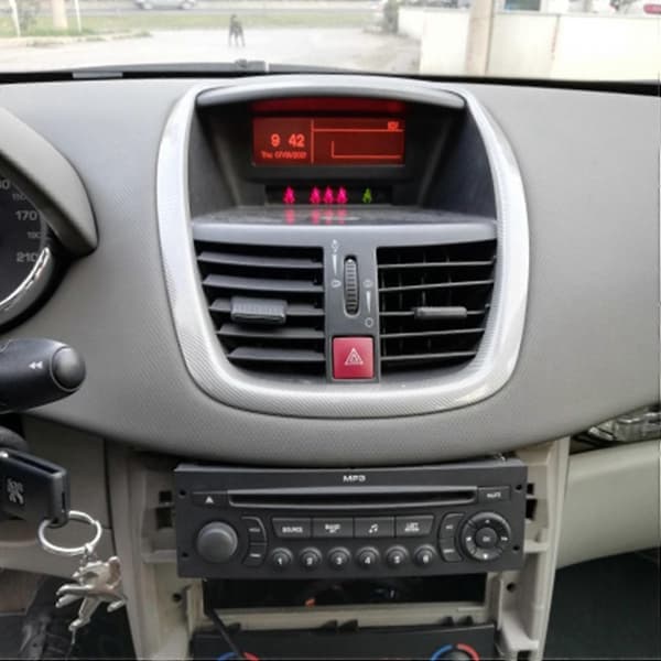 RD43 bilradio med CD USB Aux MP3 til 207 206 307 408 807 C2 C3 C4 C5 C8 Sort
