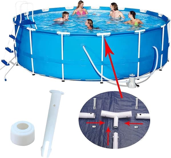 12 st Poolstift, Ersättningsstift, Plastpooltätningar, Plaststift, Pooltätningar, Stift för Poolram, Pooltätningsstift (12 st)