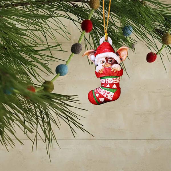 Gremlins Gizmo Julemandshat Hængende Julefigur Jule T 4 one size 4