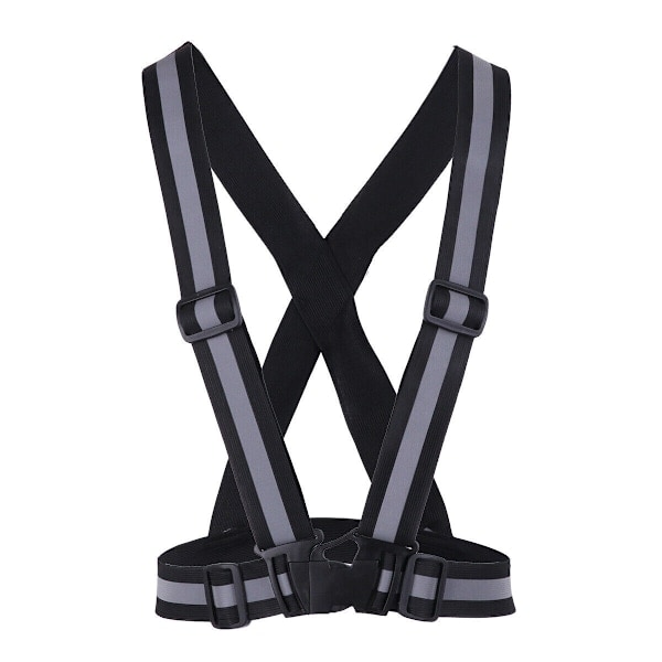 2-pack - Reflexväst för vuxna & barn / Reflexsele Svart