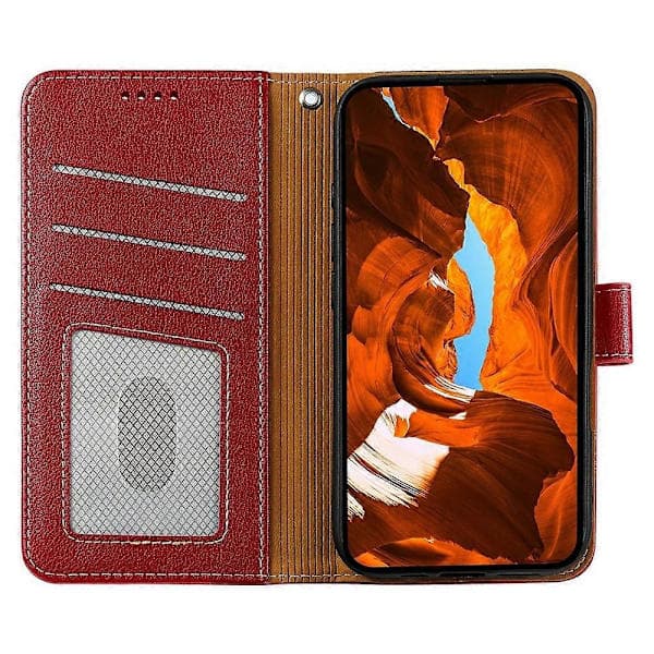 Xiaomi Redmi 15 5G Mobilskal med RFID-blockering & Magnetlås Red