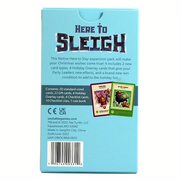 Here To Sleigh Expansion Pack Kortspill, Julegave Leketøy