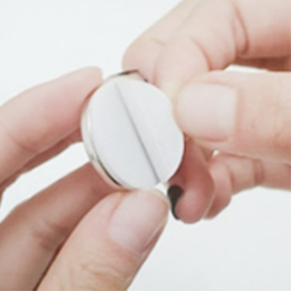 INF 10-paknings supersterke neodymmagneter med selvklebende bakside Sølv 20 x 2 mm 20 x 2 mm