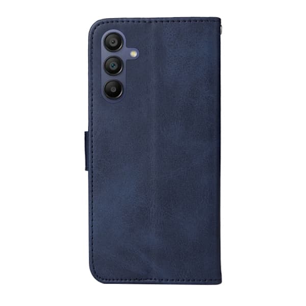 Samsung Galaxy A17 A26 A16 5G Etui med Lædertekstur Blå
