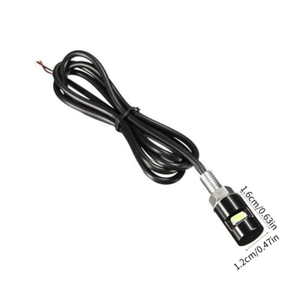 12V LED nummerpladelys til motorcykler, LED baglygter, universelle 12V 5630 hvide lys, blinklys-Glad null - 2 null - 2