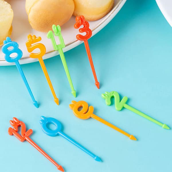 Bento Grönsaks Porslin Mini Småbarn Barn Fruktgafflar För N4 N4