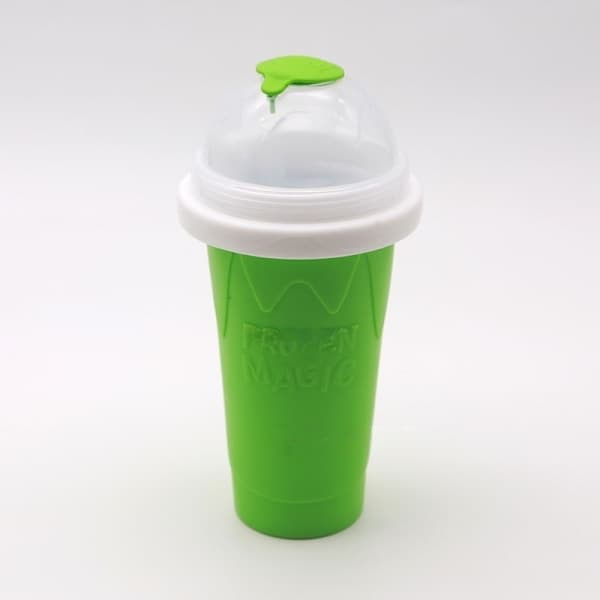 Slushy Maker - Grønt genanvendeligt Slushy Maker Krus, Hjemmelavede Slushies
