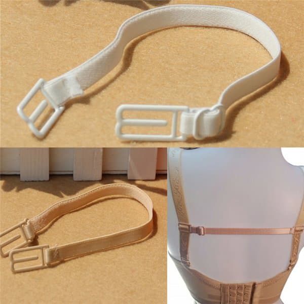 Underkläder Halkfritt Spänne Elastisk BH-band Med Rygg Har Svart 21CM