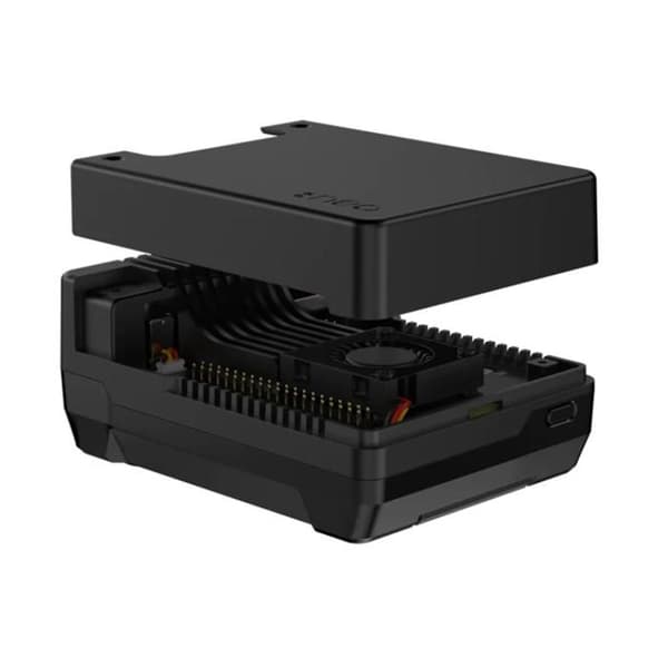 For 5 NEO 5 M.2 NVMe PCIE-kabinett med integrert kjøleribbe for