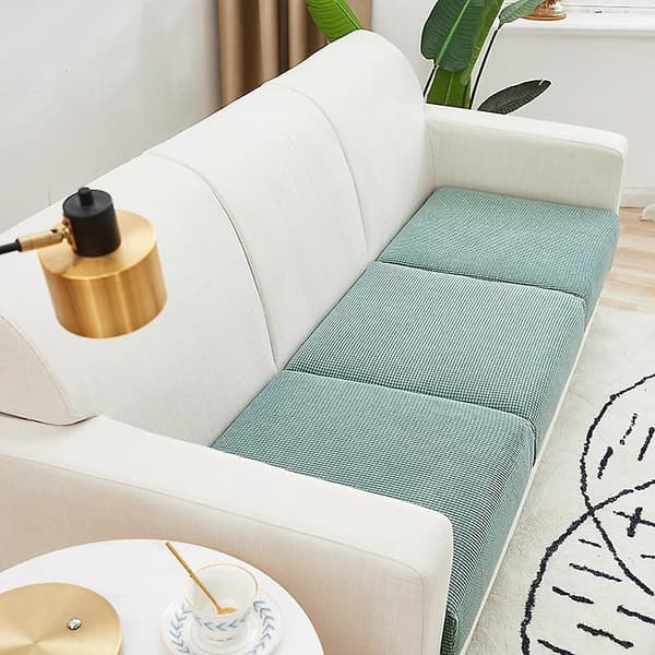 3 st soffkuddsöverdrag Högstretch individuellt sittkuddsöverdrag Sofföverdrag Soffkuddsöverdrag Grön Green