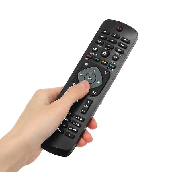 Universal TV-fjernkontroll Trådløs Smartkontroller Erstatning for PHILIPS LCD TV Smart Digital