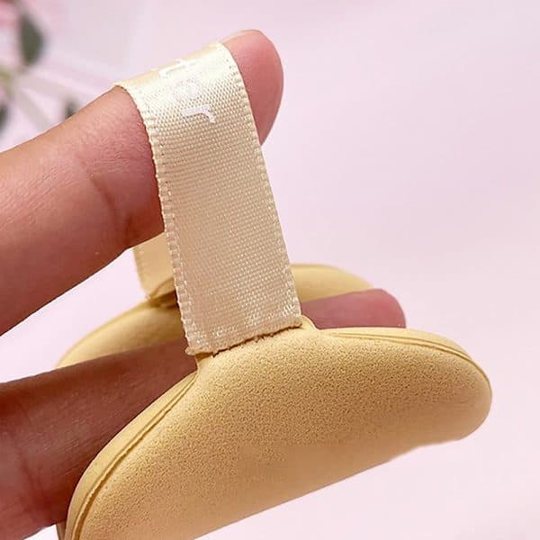 Genanvendelig Makeup Puff Sæt Luft Pude Svamp Kosmetisk Puff Makeu Gul tyk Yellow thick