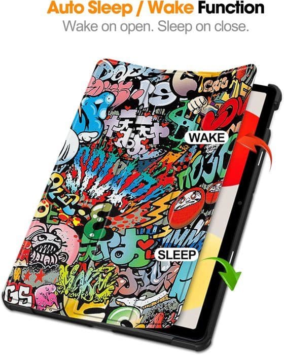 Fodral för Xiaomi Redmi Pad SE, Tablet-skydd för Redmi Pad SE 11 tum 2023, Graffiti
