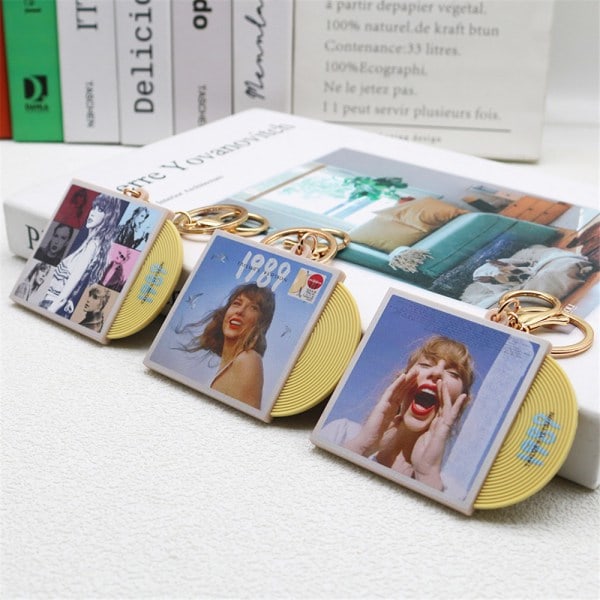 Womens Girl 1989 Taylor Swift Nøglering Charm Håndtaske Nøglering Tilbehør Gave' A