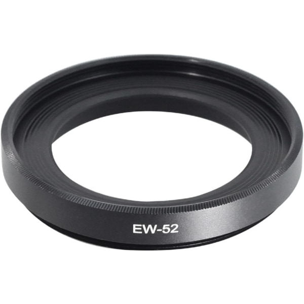 EW-52 motljusskydd kompatibel med Canon RF 35 mm F1.8 STM Objektivkamera Fototillbehör Objektivskydd Cover Svart