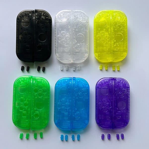 Til erstatning Klar Transparent Skal Cover SL SR Knapper til Sort one size Black
