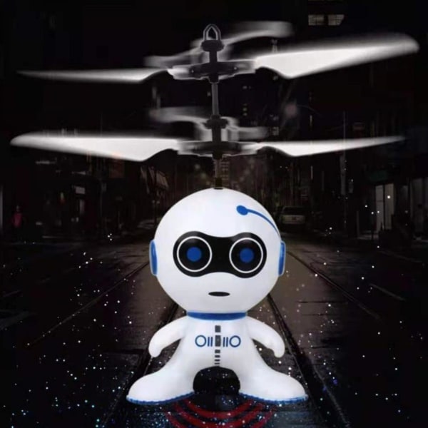 Flygande robotinduktion Elektrisk fjärrkontroll Flygrobot för pojkar Flickor Födelsedagspresent
