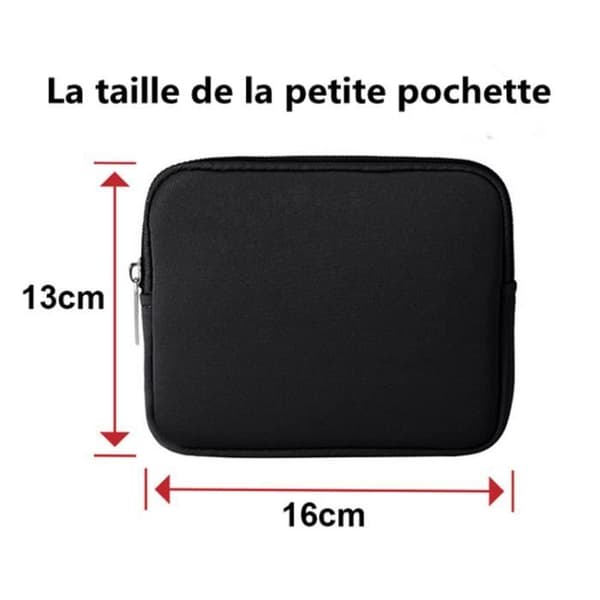 Etui-taske - GH - MacBook Air / Pro 13-13,3 tommer - Sort - Ekstra sleeve - Syntetisk